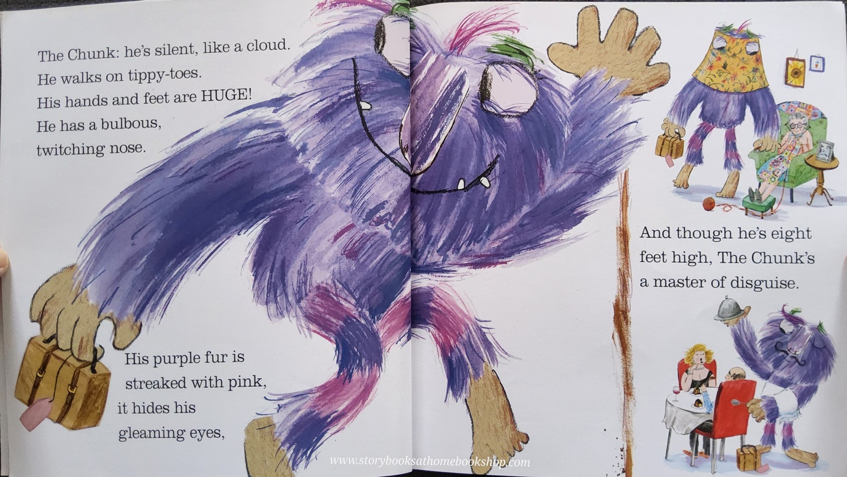 หนังสือนิทานปกอ่อน ** 🍅🍓 WANTED THE CHOCOLATE MONSTER