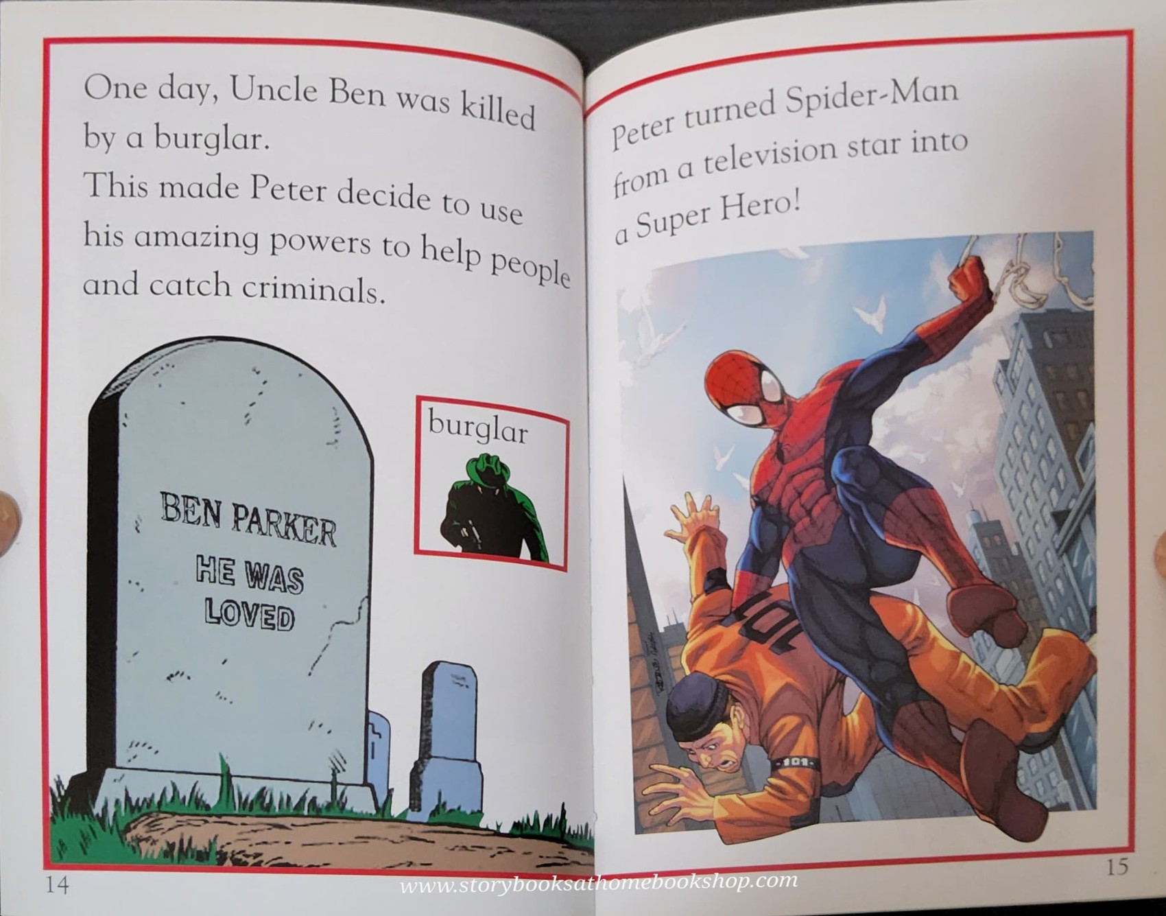 หนังสือนิทานปกอ่อน** 🍅🍓DK Readers :Marvels SPIDER-MAN THE AMAZING STORY BEGINNING 1