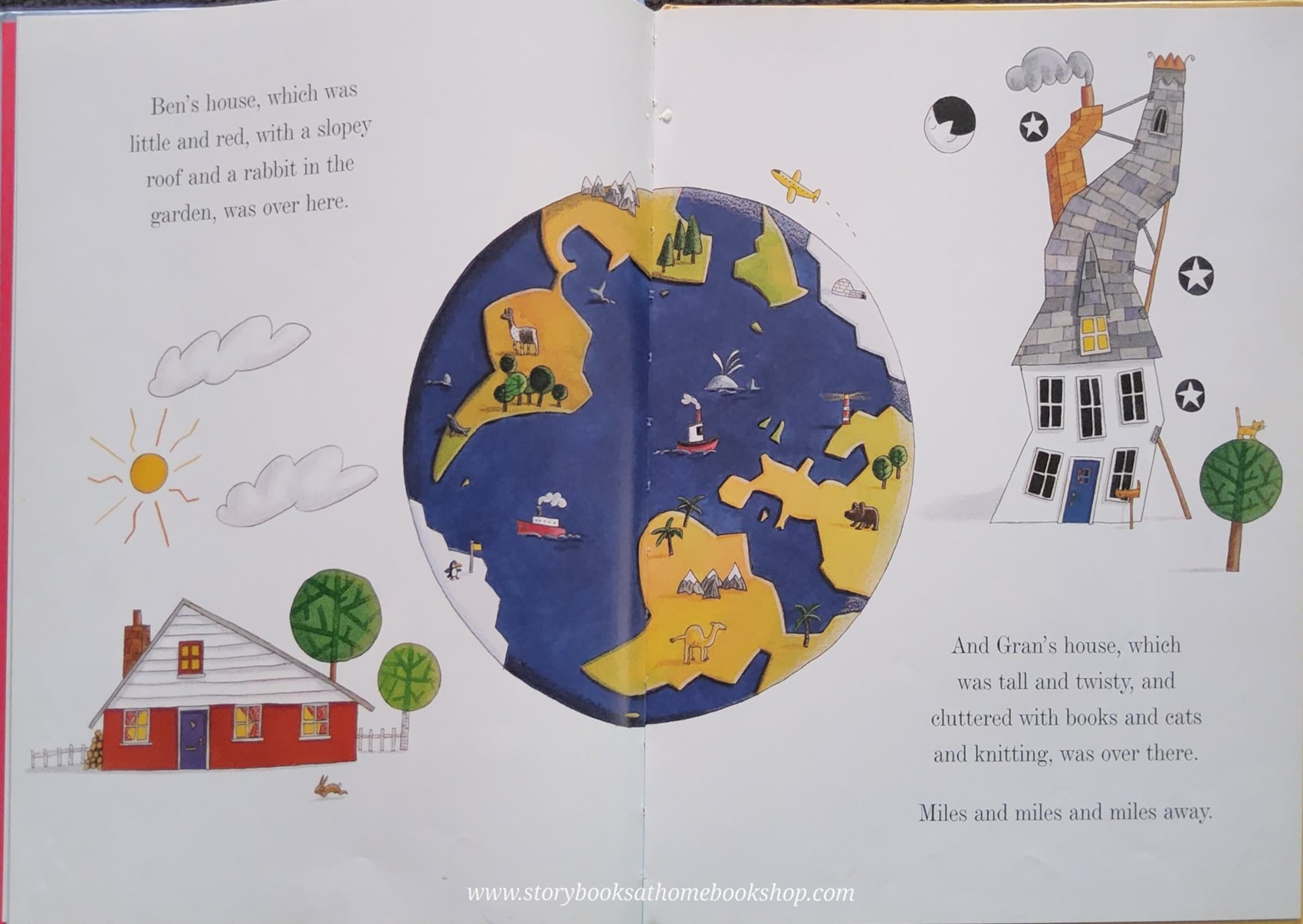 หนังสือนิทานปกแข็ง** ♥️BEN AND GRAN AND THE WHOLE,WIDE,WONDERFUL WORLD