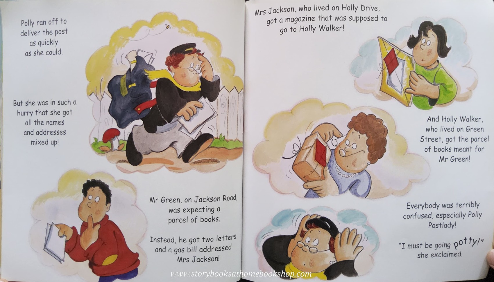 หนังสือนิทานปกอ่อน** 🍅🍅POLLY THE POTTY POSTLADY