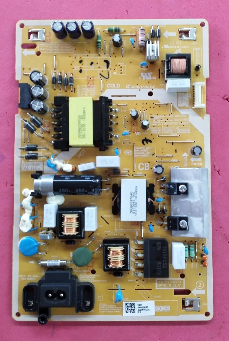 POWER SUPPLY SAMSUNG (ซับพลาย ซัมซุง) อะไหล่แท้/ของถอด พาร์ทBN44-00856C รุ่น UA49J5200AK :UA49J5250AK :UA49M5000AK :UA49M5100AK :UA49N5000AK.