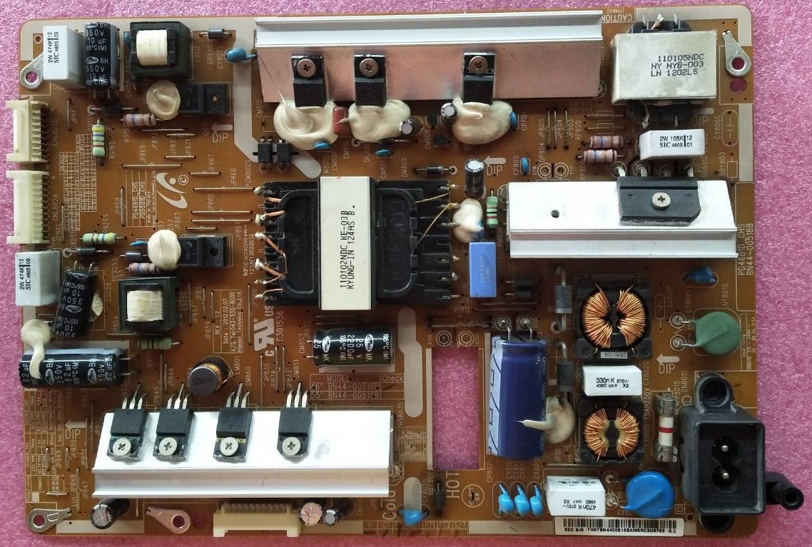 ซัพพลายทีวี ซัมซุง SAMSUNG ของแท้ถอดจากเครื่อง พาร์ท BN44-00518B ใช้กับรุ่น UA40ES6200M UA40ES6220R UA46ES6220R