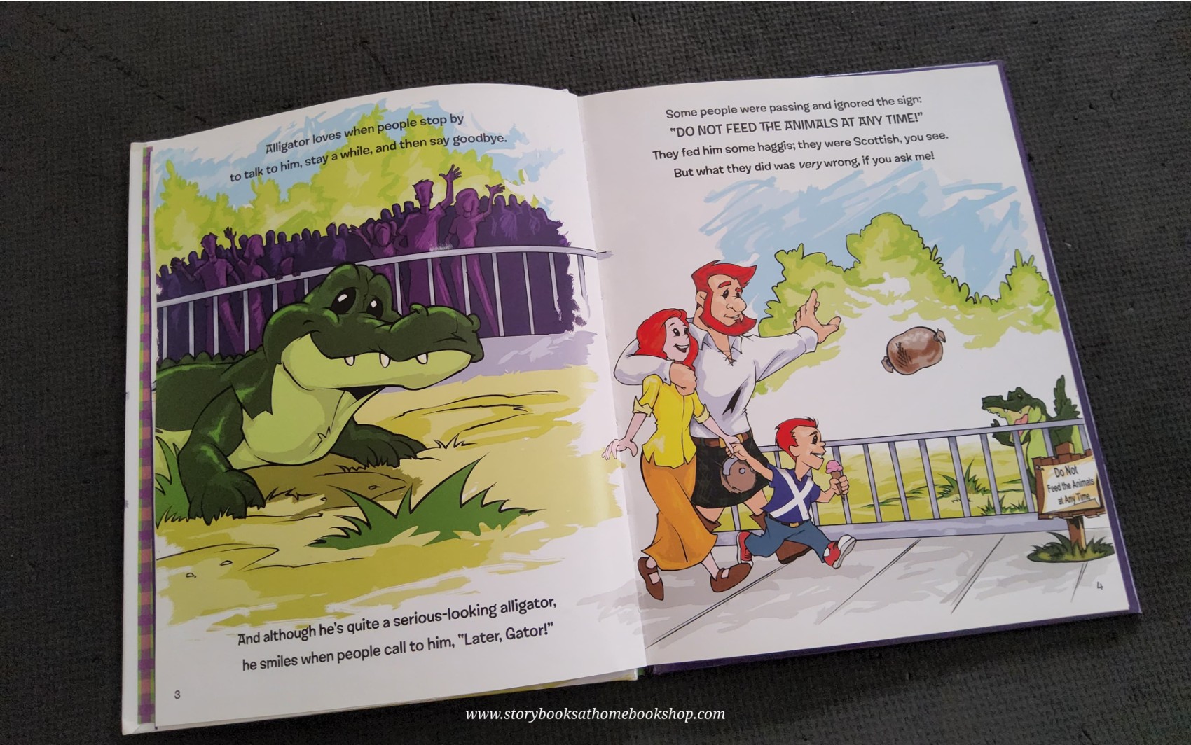 หนังสือนิทานปกแข็ง** 🍓🍓LATER TARTAN GATOR A NEW ORLEANS TALE