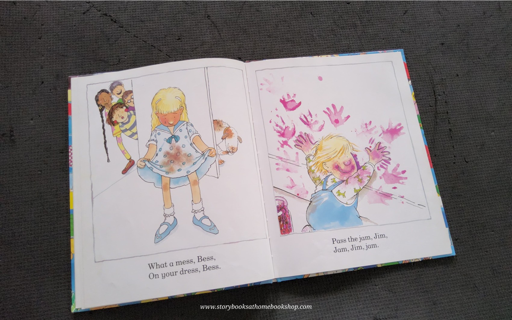 หนังสือนิทานปกแข็ง** 🍓🍓PASS THE JAM JIM BY KAYE UMANSLY&MARGARET CHAMBERLAIN