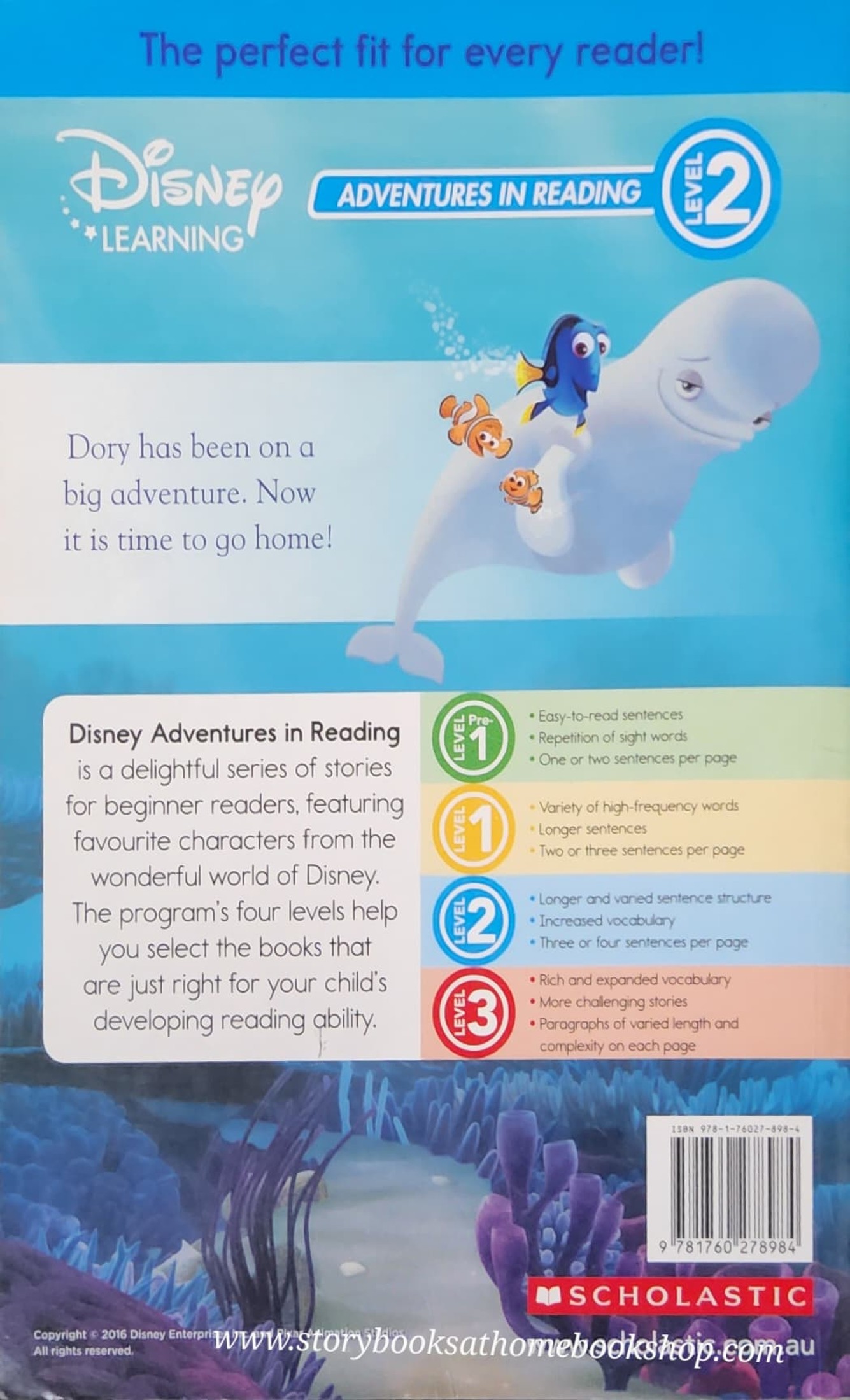 หนังสือนิทานปกอ่อน** 🍅🍓DISNEY PIXAR FINDING DORY: GOING HOME