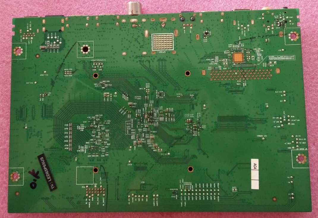 เมนบอร์ดทีวีทีซีแอล (Mainboard TV TCL) มือสองพร้อมใช้งาน รุ่นLED65P65US พาร์ท40-MS86H1-MAB2HG ใช้กับT-CON 18Y_RAHU11P2TA4V0.0