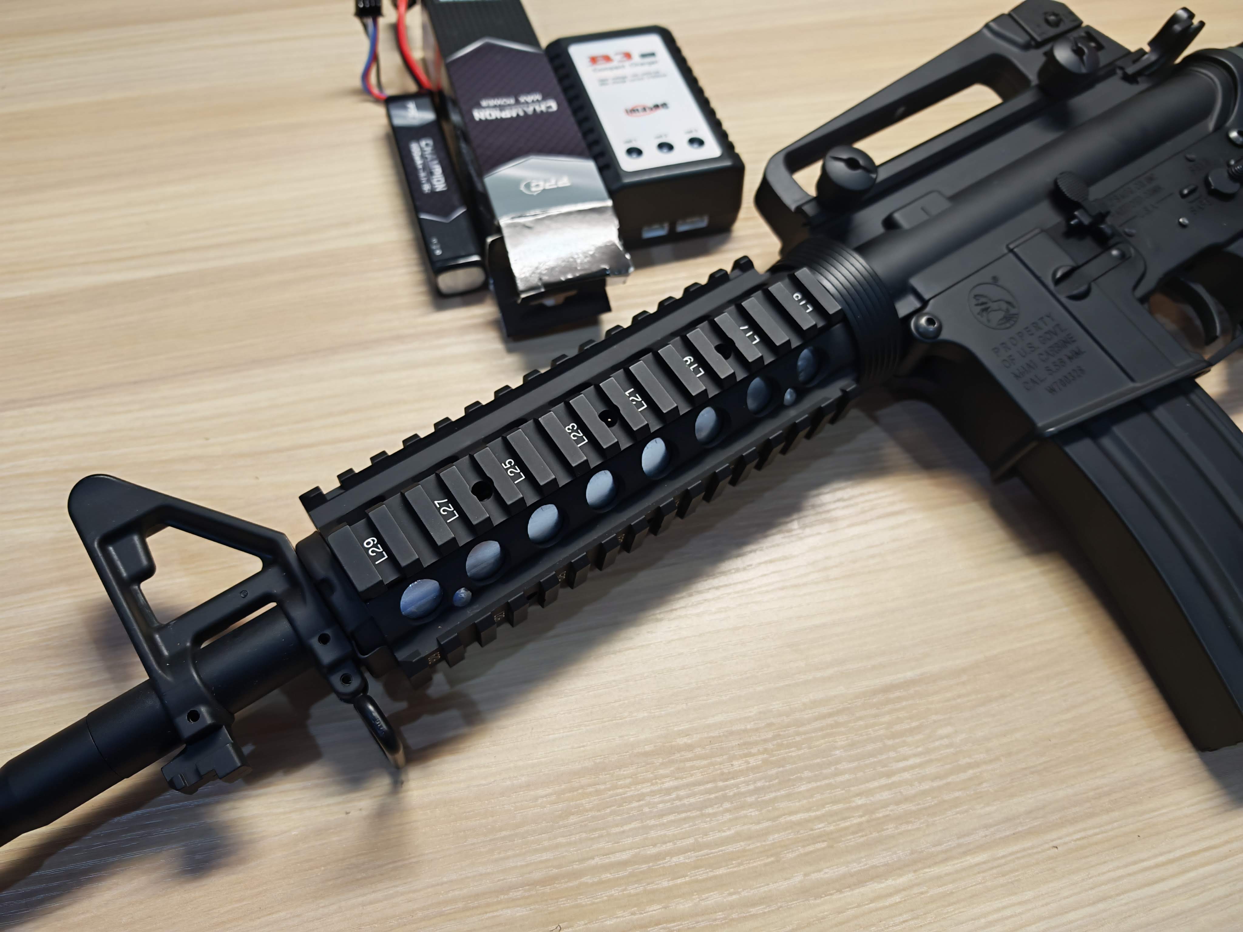 E&C 308 S2 M4 RIS AEG พร้อมเล่น ตัวใหม่ AEG BB Gun บีบีกัน Airsoft Gun ปืนอัดลม ปืนยาวไฟฟ้า มือสอง