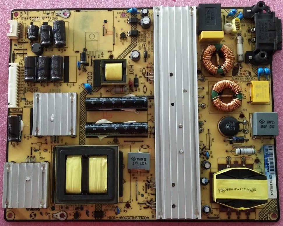 ซับพลายทีวี Panasonic (พานาโซนิค) อะไหล่แท้/ของถอดจากเครื่อง ใช้กับรุ่น TH-50C300T พาร์ทบอร์ด SHLD5509F-101H