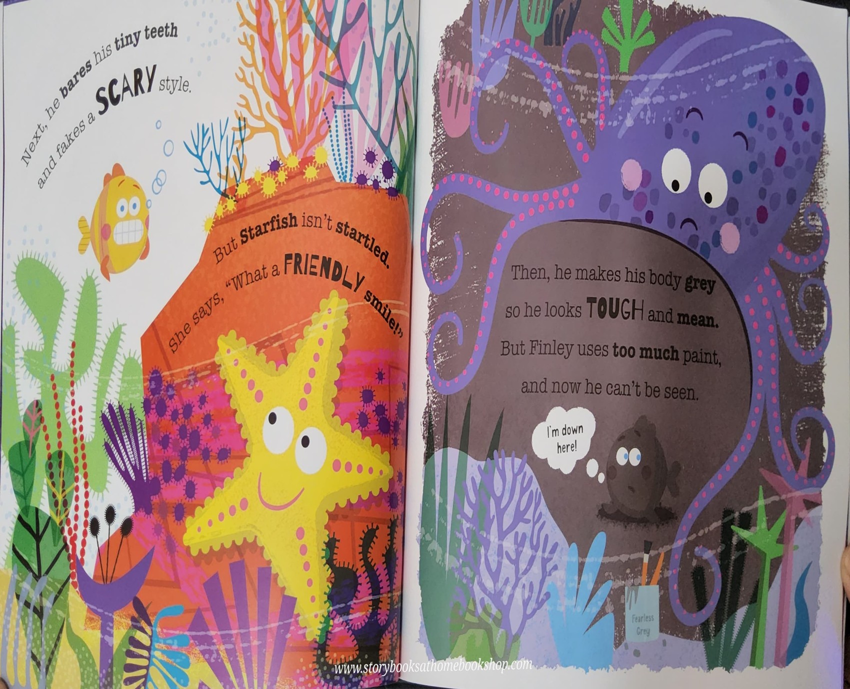 หนังสือนิทานปกอ่อน** 🍅🍅BITE-SIZED: THE STORY OF A TINY FISH WITH SHARK-SIZED DREAMS