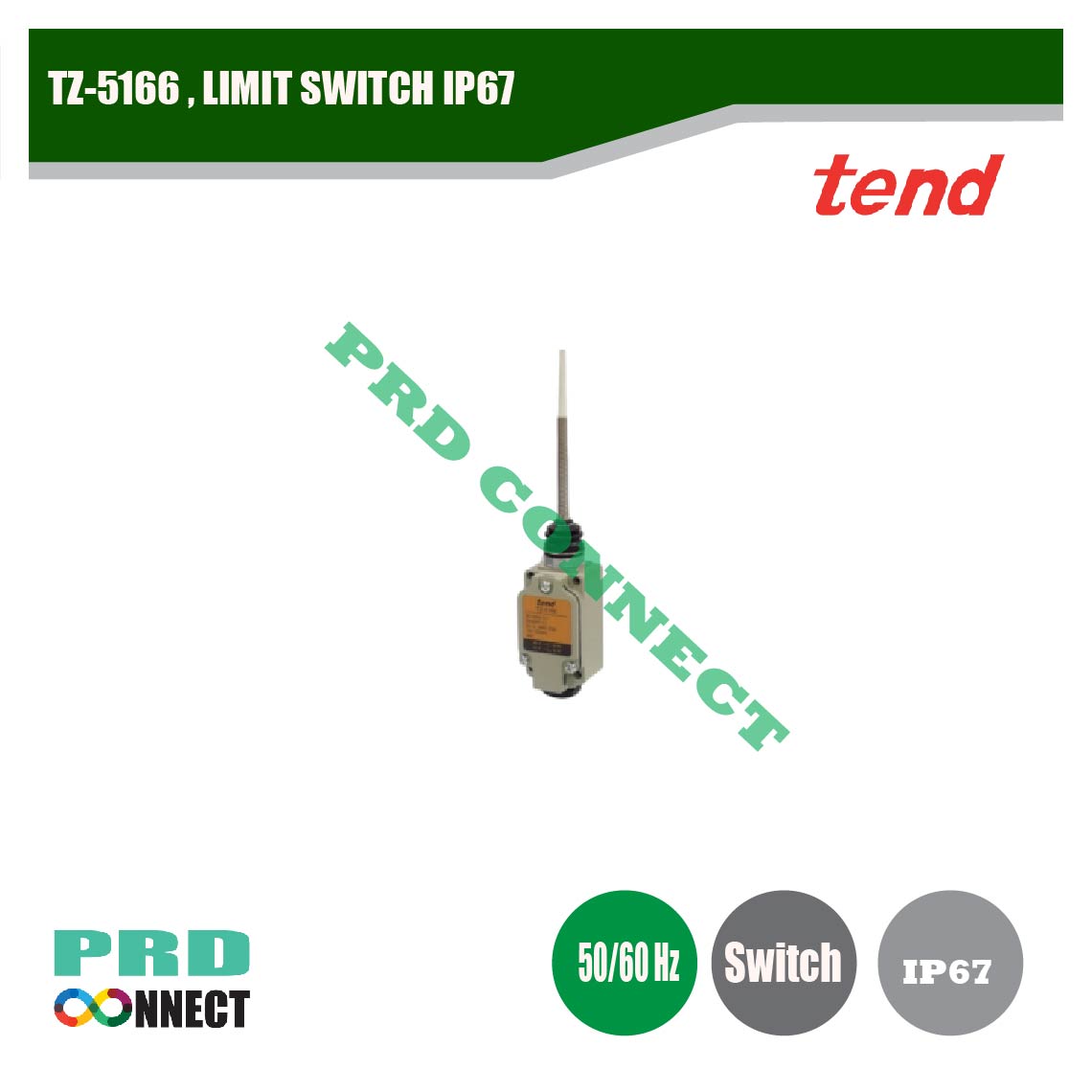 TZ-5166, LIMIT SWITCH IP67, TEND