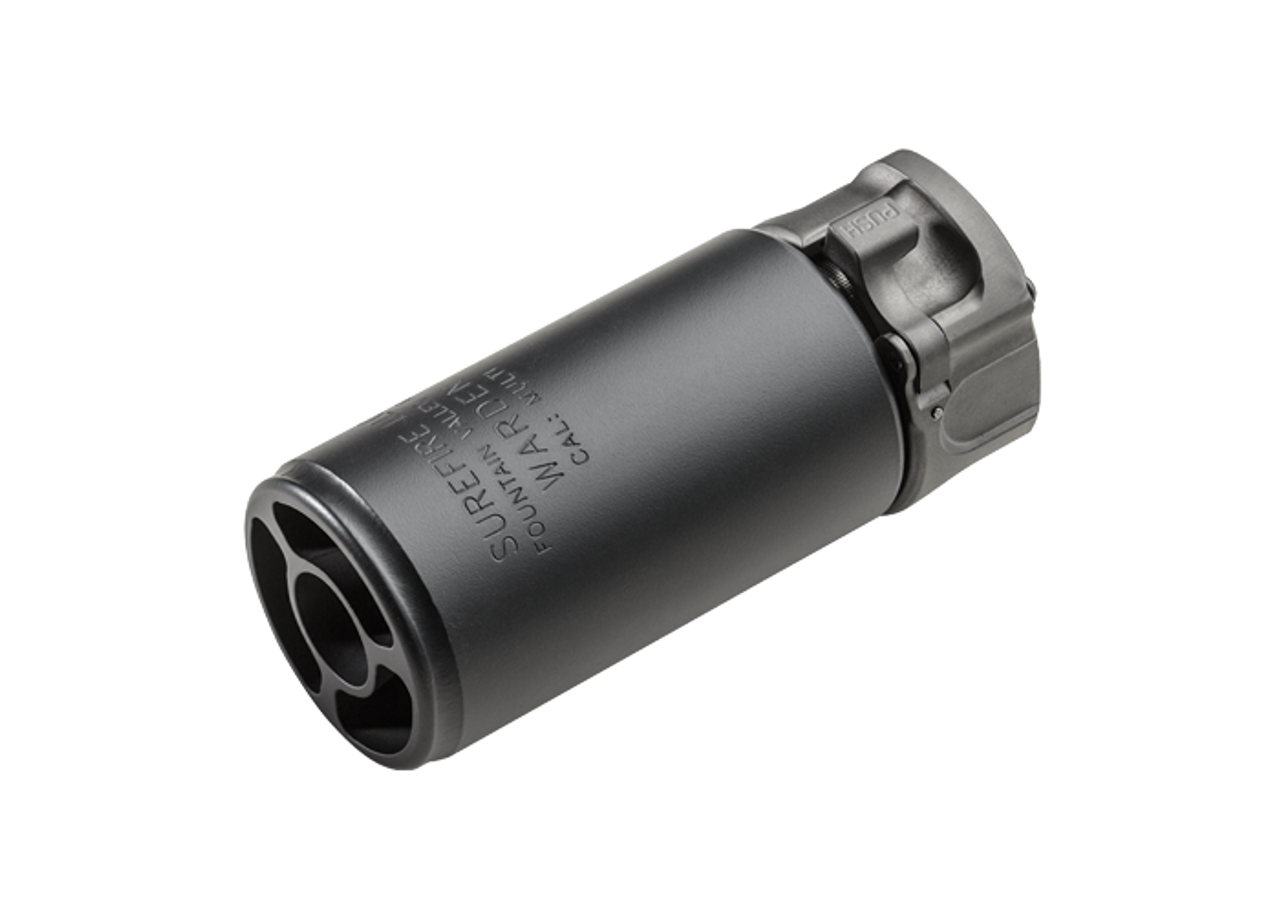 SUREFIRE - WARDEN MUZZLE DEVICE - FAST-ATTACH® BLAST REGULATOR (สีดำ)