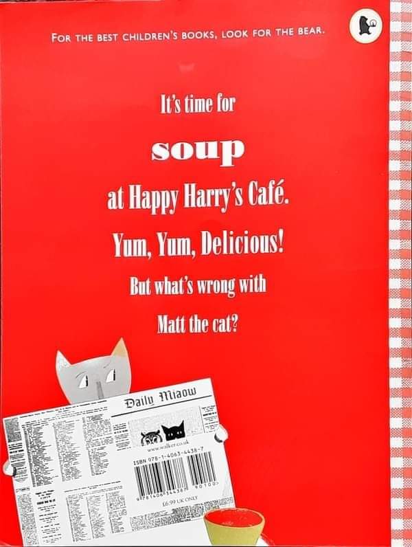 หนังสือนิทานปกอ่อน ** 🍅🍓 HAPPY HARRY'S Cafe' BY MICHAEL ROSEN