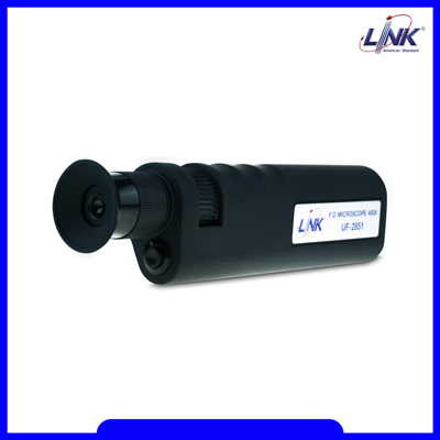 F.O. MICROSCOPE 400X w/ST,SC,FC & LC adapter กล้องส่องหัว 400 เท่า ครบชุด