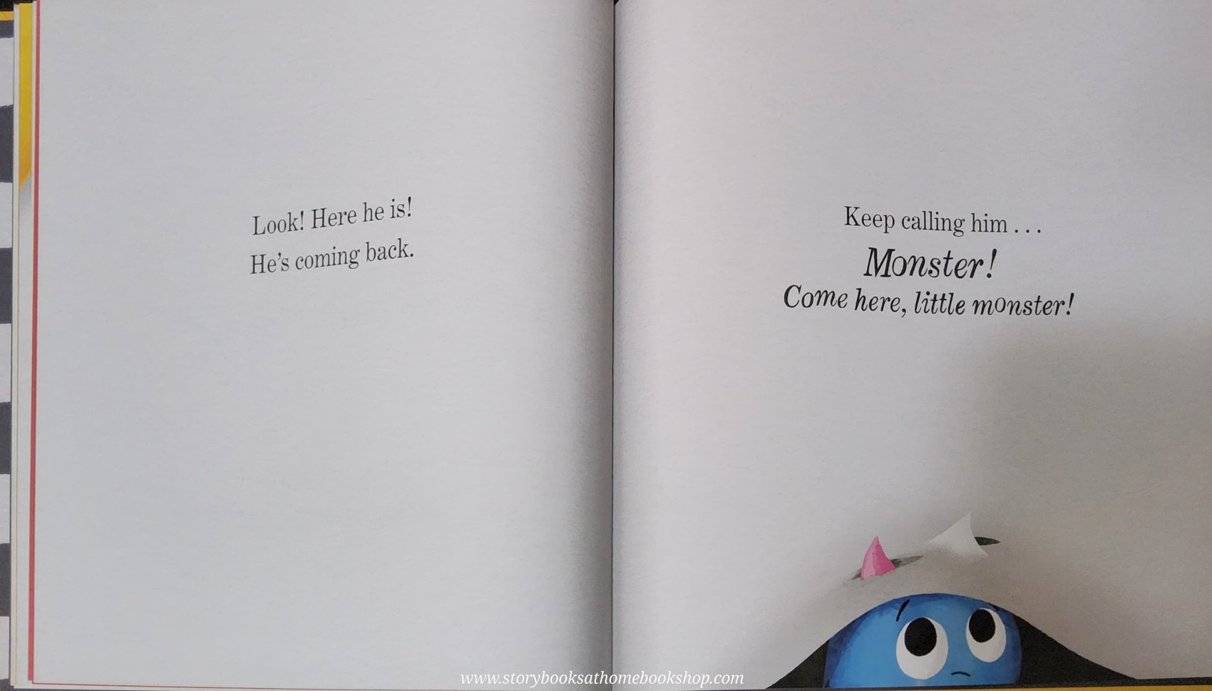 RECOMMENDED BOOK** **หนังสือนิทานปกแข็ง** 🍅🍓THERE'S MONSTER IN YOUR BOOK BY TOME FLETCHER