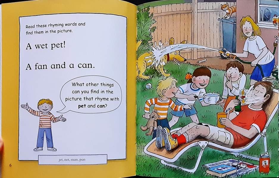 หนังสือนิทานปกอ่อน** 🍅🍓Read with Biff Chip&Kipper: Phonics:Level 1:Kipper's Rhymes