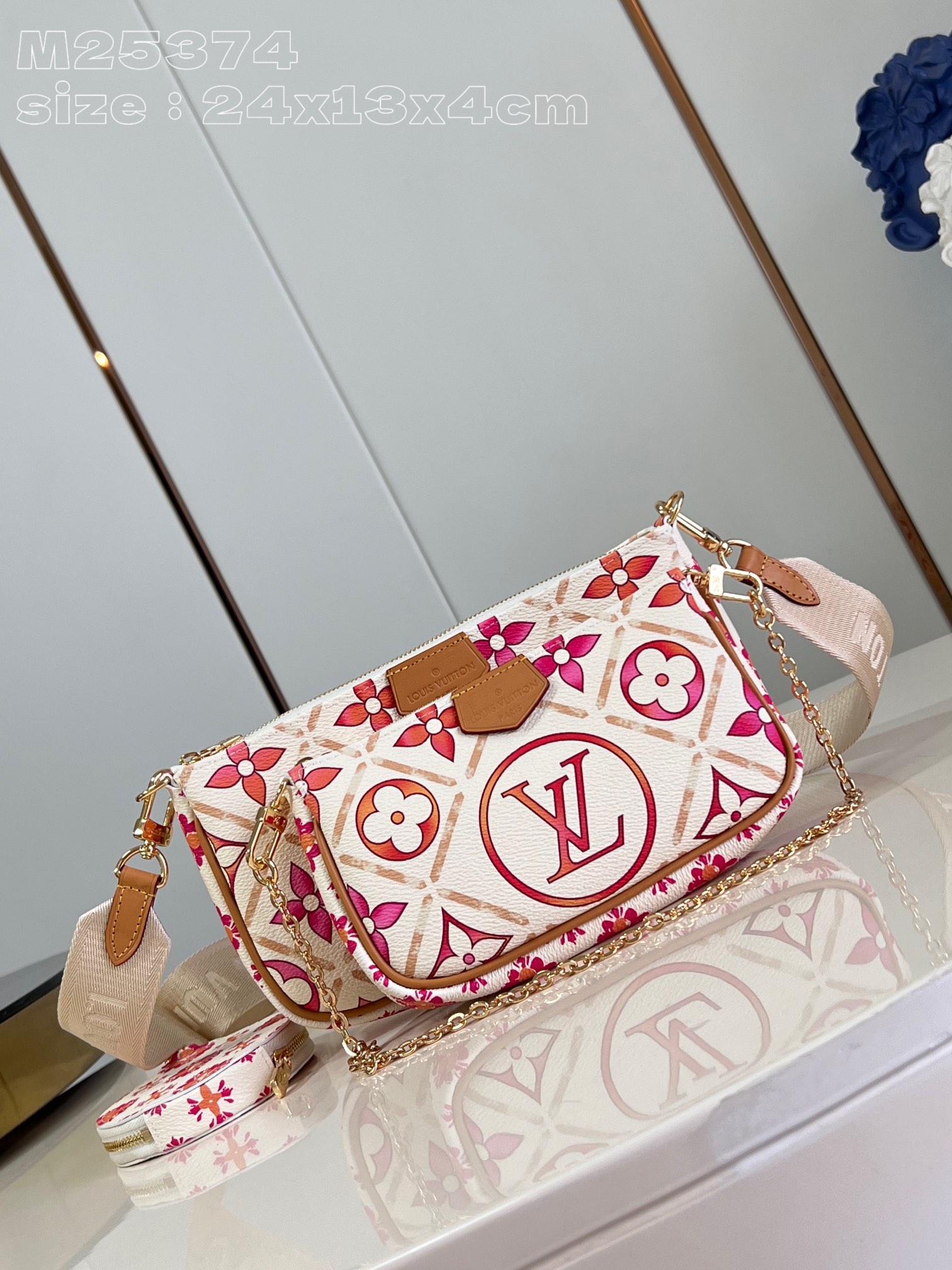 [Pre-order]กระเป๋าหลุยส์ วิตตอง รุ่น Multi Pochette Accessoires M25374 Handbags เกรด VIP คุณภาพที่ดีที่สุด