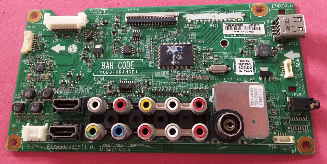 Main Board LG (เมนบอร์ด แอลจี) อะไหล่แท้/ของถอด รุ่น 32LN4900 32LN5120 :32LB530A