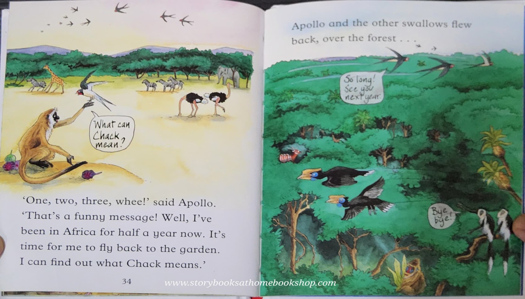 หนังสือนิทานปกแข็ง** 🍅🍓FOLLOW THE SWALLOW BY JULIA DONALDSON ♥️♥️