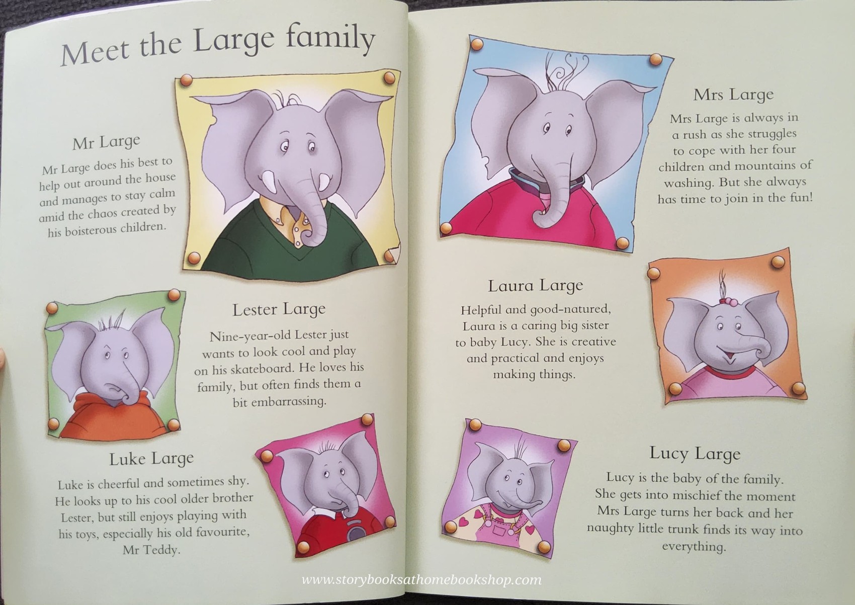 หนังสือนิทานปกอ่อน** 🍅🍓THE LARGE FAMILY STORYBOOK: LESTER LEARNS A LESSON