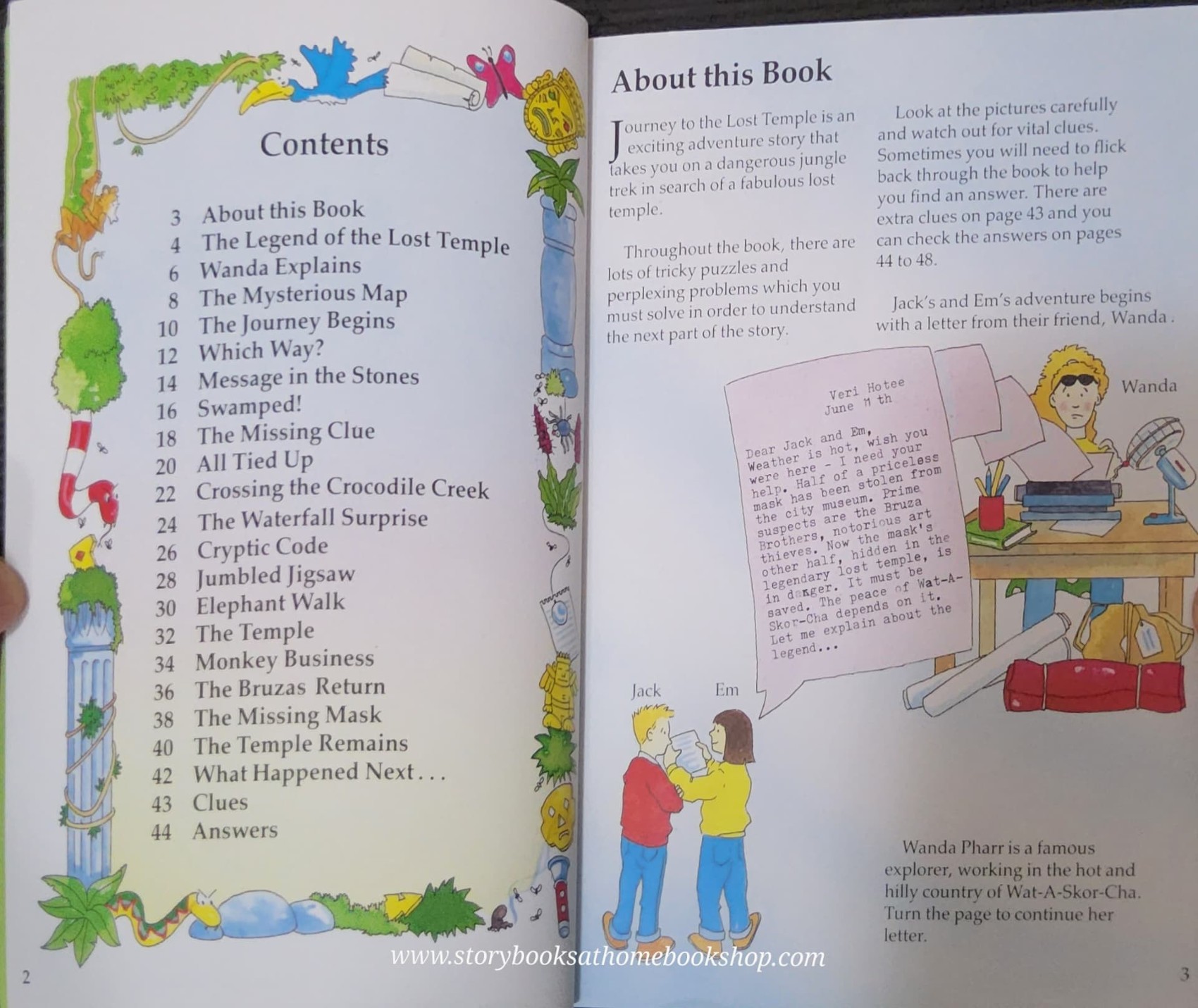 PUZZLE BOOK** ♥️USBORNE PUZZLE ADVENTURES:JOURNEY TO THE LOST TEMPLE BY SUSANNAH LEIGH