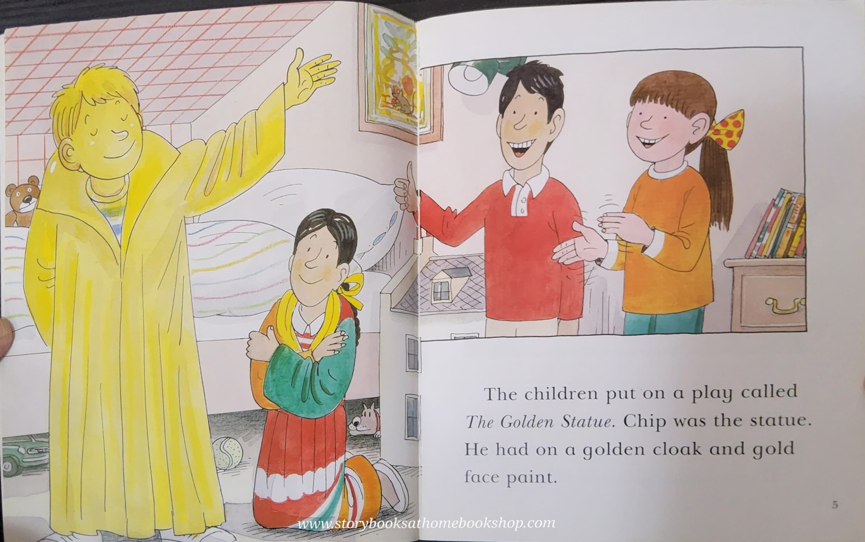 หนังสือนิทานปกอ่อน** 🍅🍓READ AT HOME: THE PALACE STATUES 5b