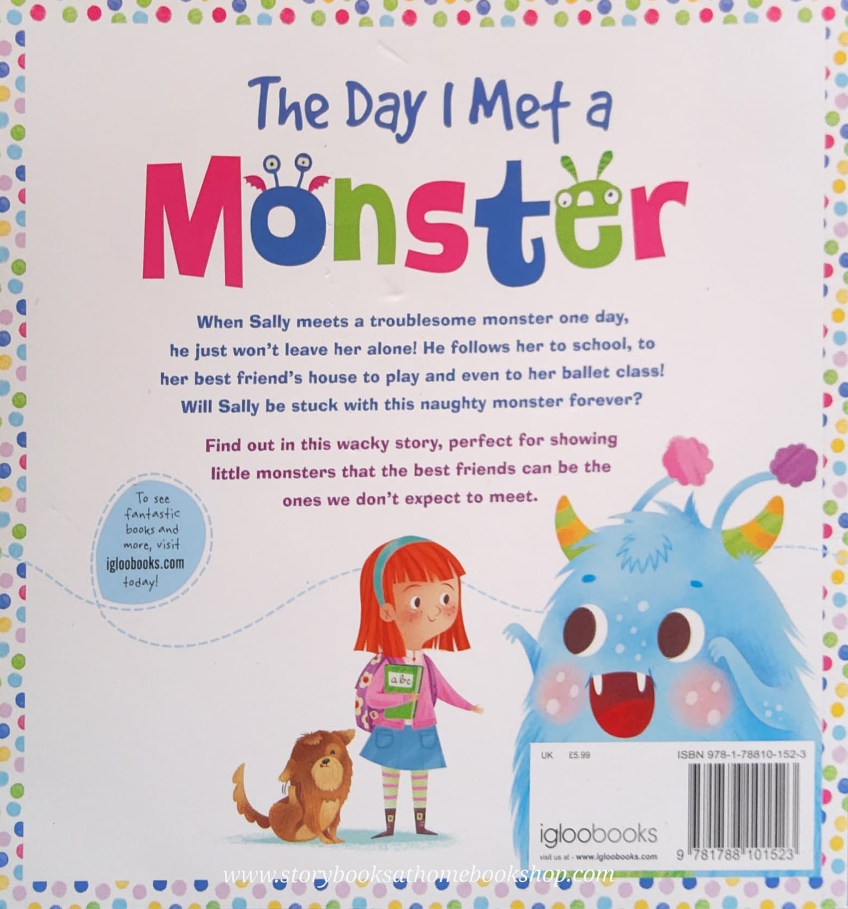 หนังสือนิทานปกอ่อน** 🍅🍓THE DAY I MET A MONSTER