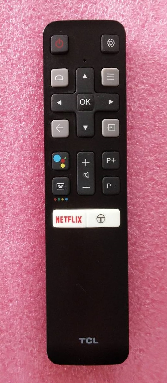 รีโมทสมาร์ททีวีทีซีแอล (Remote control for TCL smart tv) ของแท้/มือสองพร้อมใช้งาน 06-BTZNYY-JRC802V
