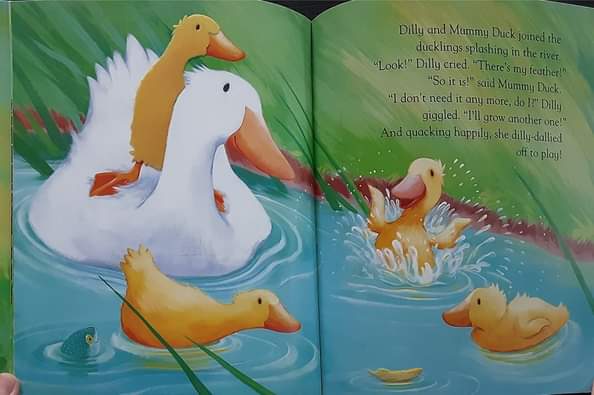 หนังสือนิทานปกอ่อน TOUCH AND FEEL** 🍓🍓 DILLY DUCKLING