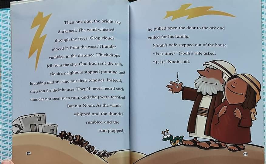 หนังสือนิทานปกแข็ง** 🍅🍓THE STORY OF NOAH'S ARK A SPARK BIBLE STORY