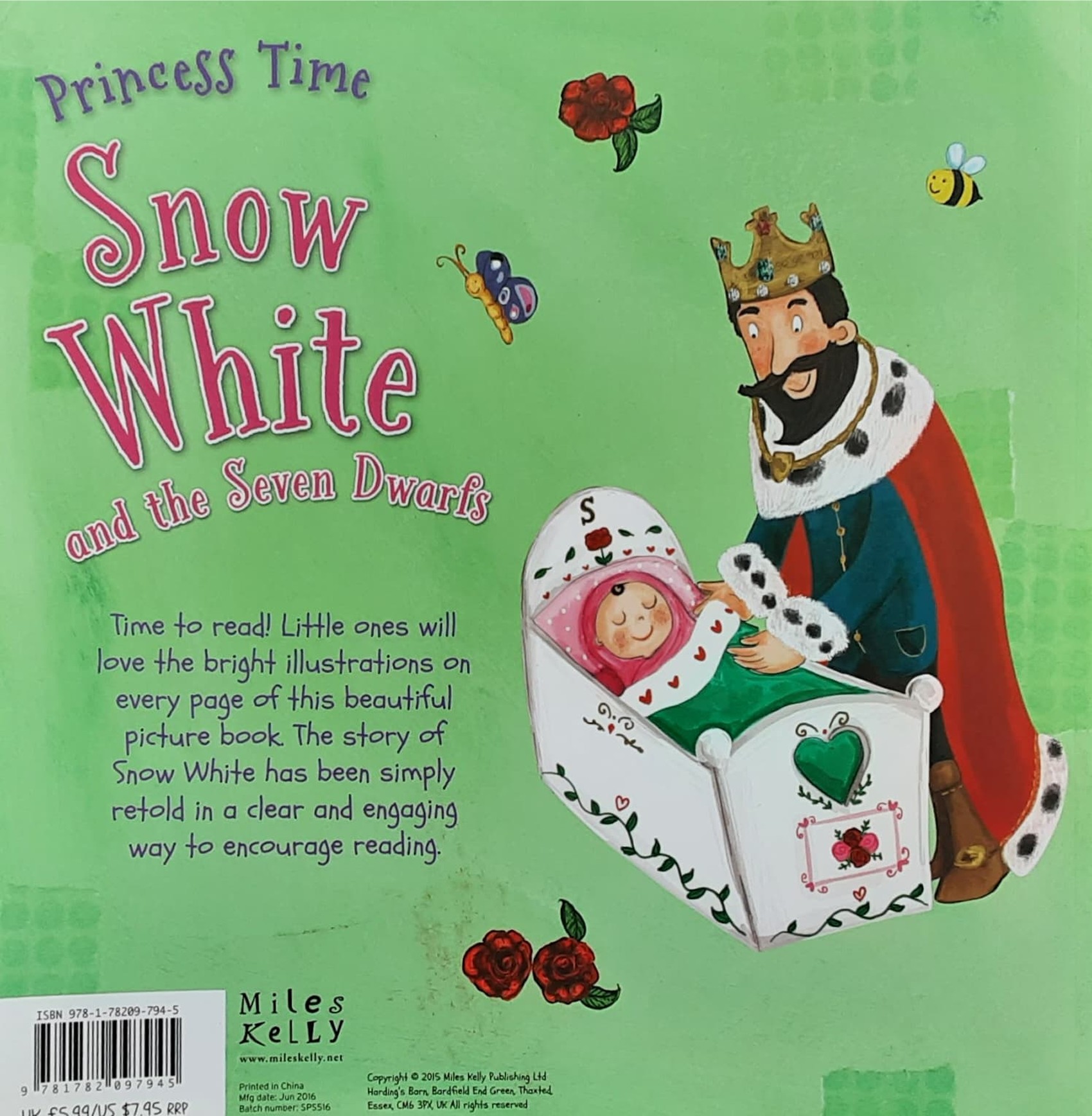 หนังสือนิทานปกอ่อน 🍅🍓Princess Time Snow White and the Seven Dwarfs