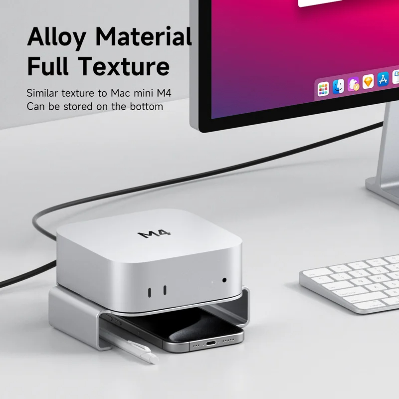 [ออกใบกำกับภาษีได้]พร้อมส่งจาก กทม Hagibis Desktop stand for Mac mini M4