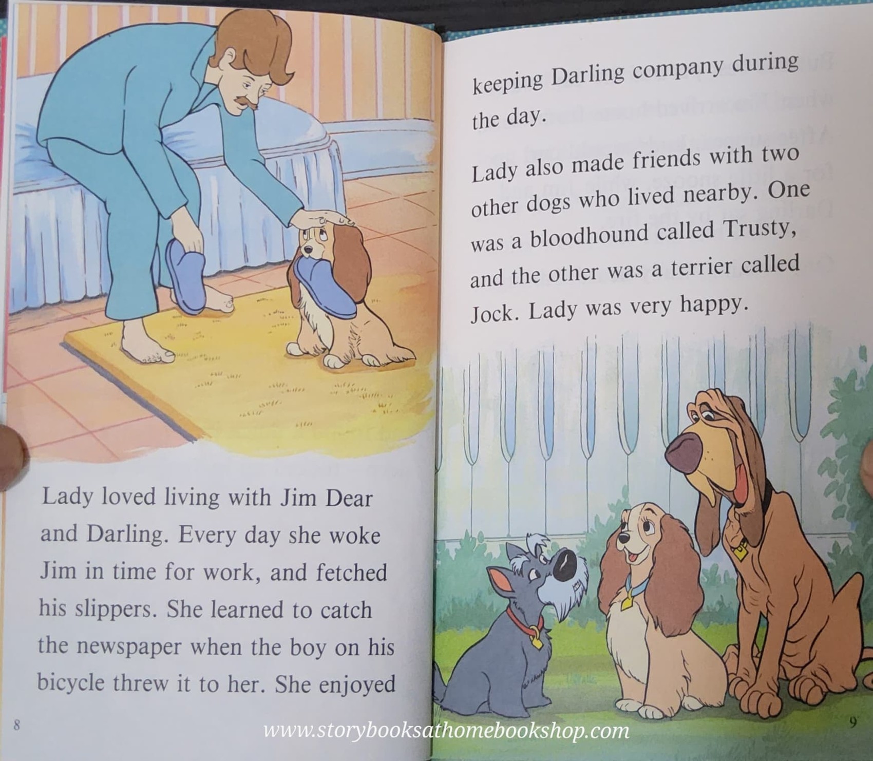 หนังสือนิทานปกแข็ง ** 🍅🍓Disney LADY AND THE TRAMP