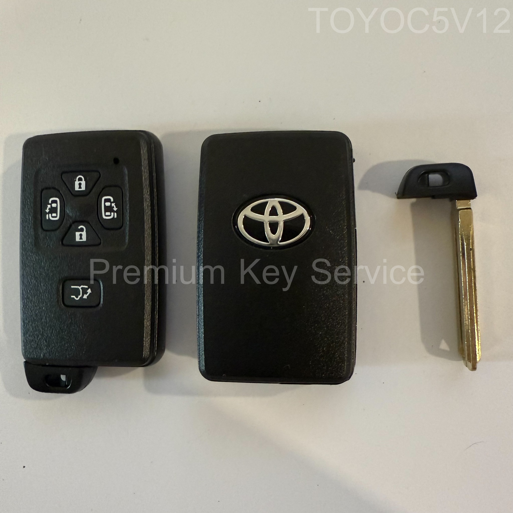 กรอบรีโมต Toyota Estima Alphard Vellfire 5 ปุ่ม