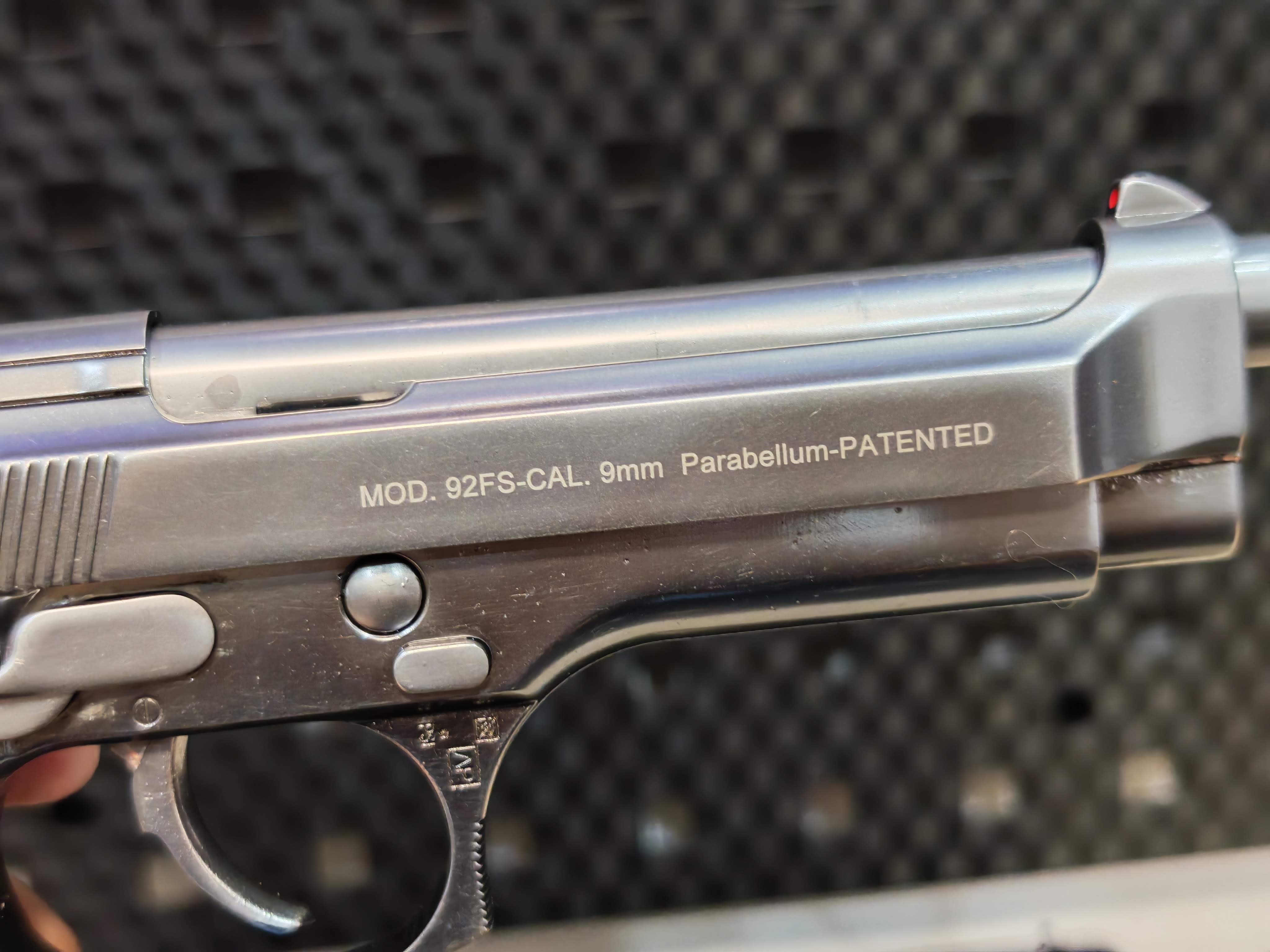 WE Beretta M92 Semi Version GBB เงิน ไต้หวัน BB Gun บีบีกัน แบบแก๊ส ปืนอัดลม มือสอง Airsoft Gun