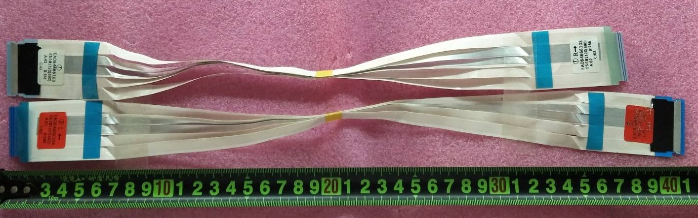 สายแพทีวี LG แอลจี) ของแท้ถอดจากเครื่อง พาร์ท EAD64666104 :EAD64666103 ใช้กับรุ่น 43UK6320PTE และรุ่นอื่นที่พาร์ทตรงกัน