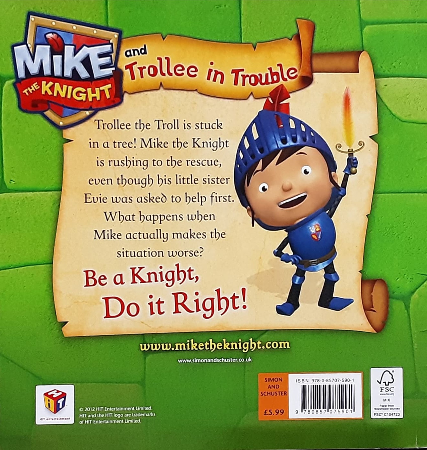 หนังสือนิทานปกอ่อน 🍅🍓 MIKE THE KNIGHT AND Trollee in Trouble