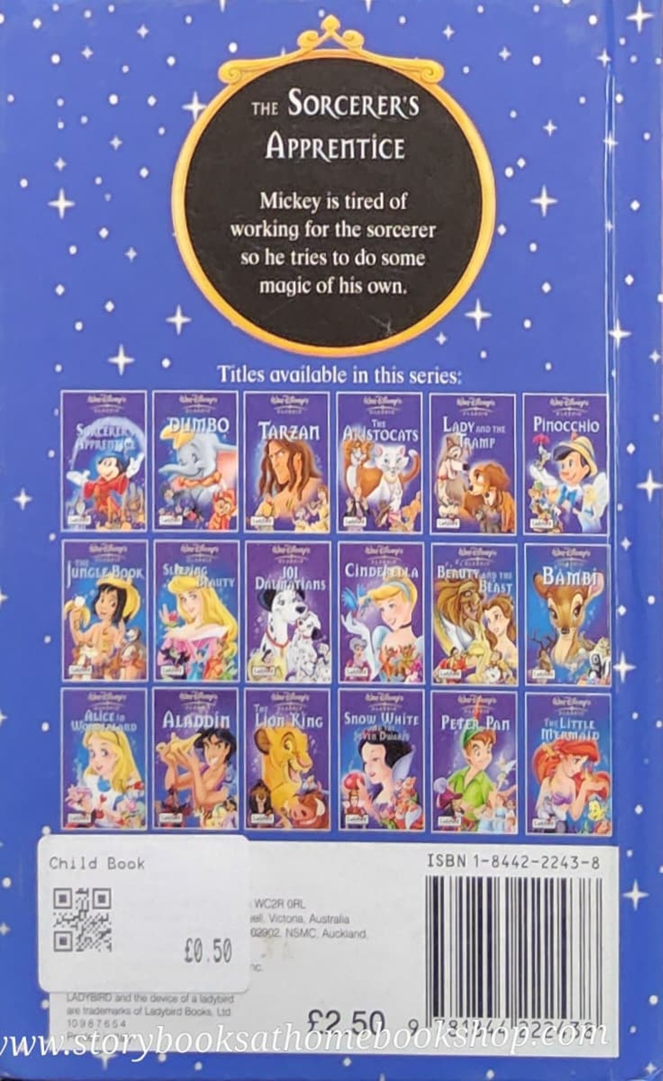 หนังสือนิทานปกแข็ง ** 🍅DISNEY THE SORCERER'S APPRENTICE