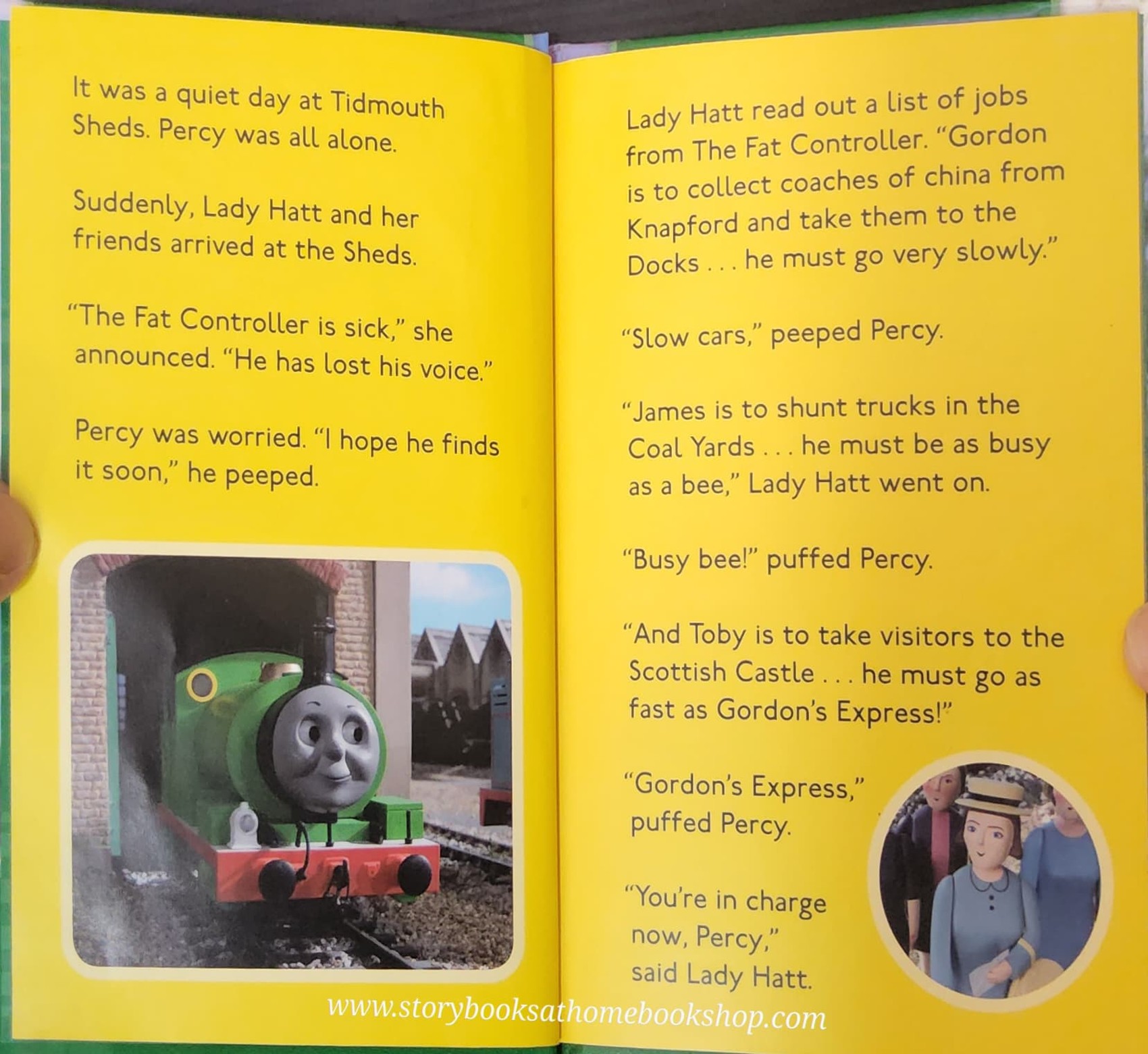 หนังสือนิทานปกแข็ง** 🍅THOMAS &FRIENDS:THOMAS AND THE GREEN CONTROLLER