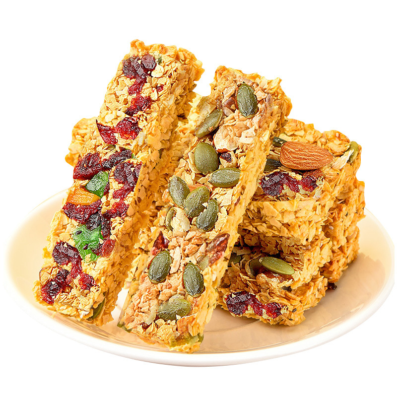 *ลดราคาสินค้าแตกหัก* กราโนล่าโอ๊ตอัดแท่ง โปรตีนสูง ไม่ใส่น้ำตาล ธัฐพืชอัดแท่ง Uncle Shanling (1แท่ง22กรัม)