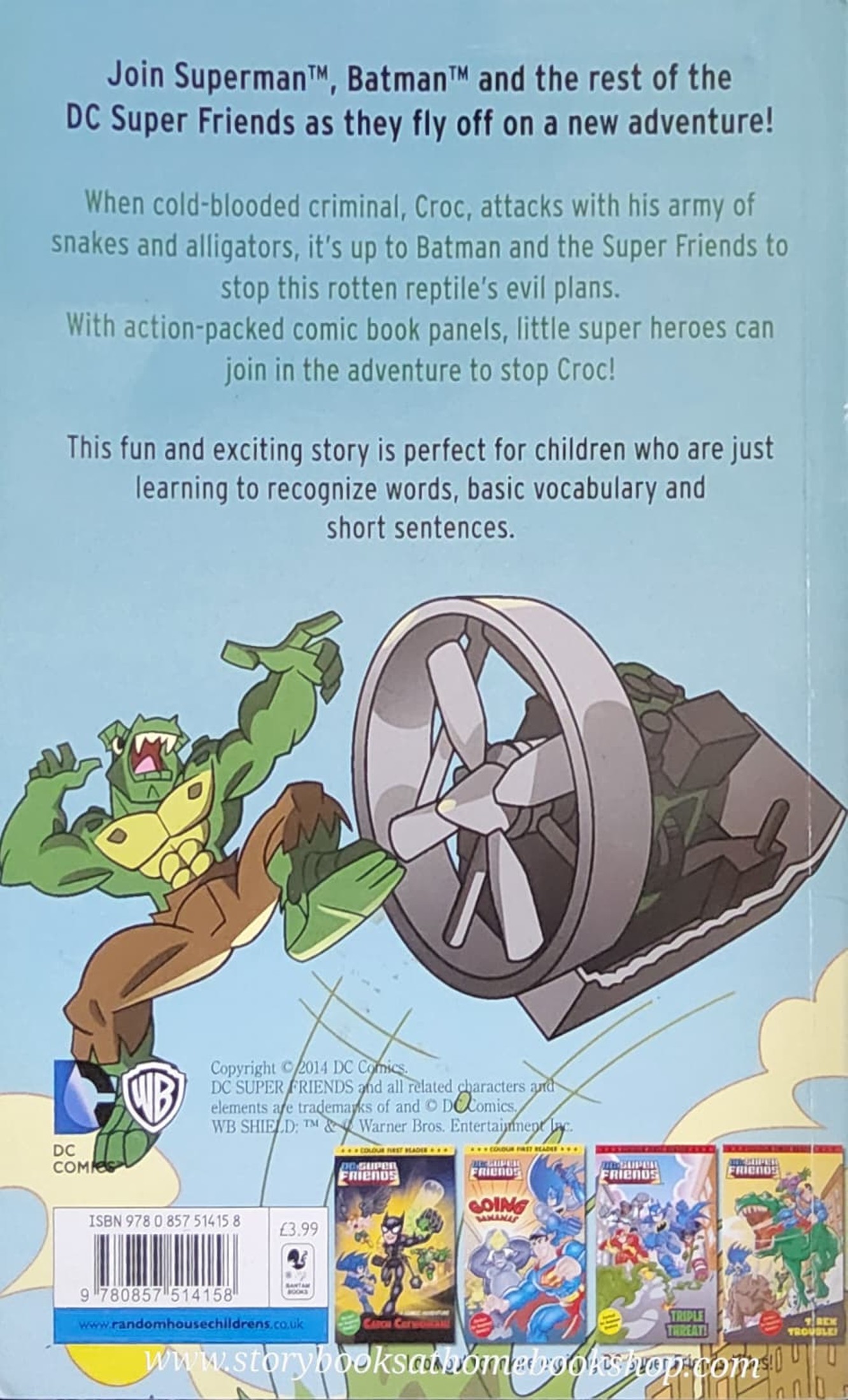 หนังสือนิทานปกอ่อน** 🍅🍓DC SUPER FRIENDS:REPTILE RAMBLE