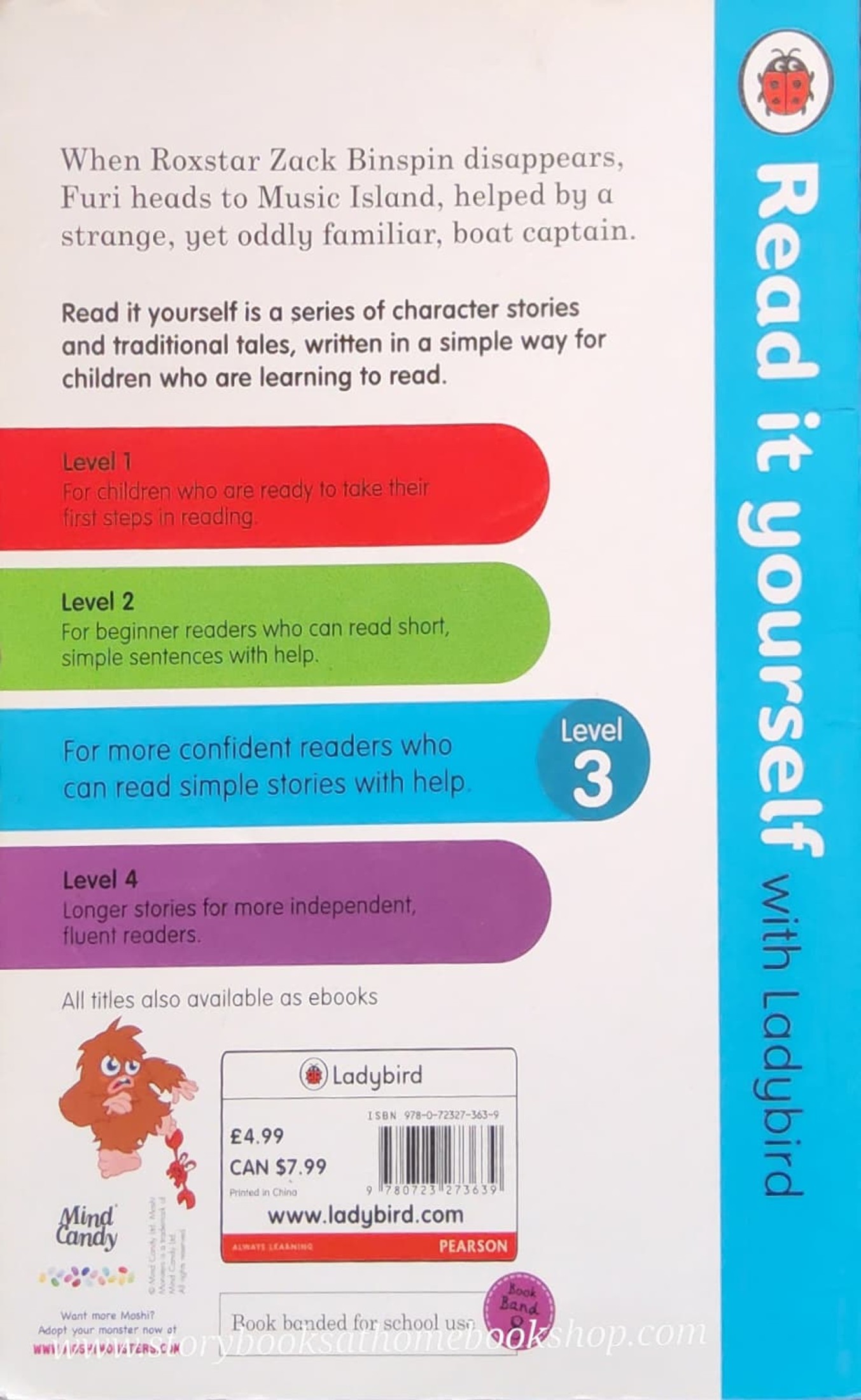 หนังสือนิทานปกอ่อน** ♥️READ IT YOURSELF: FURI ON MUSIC ISLAND L.3