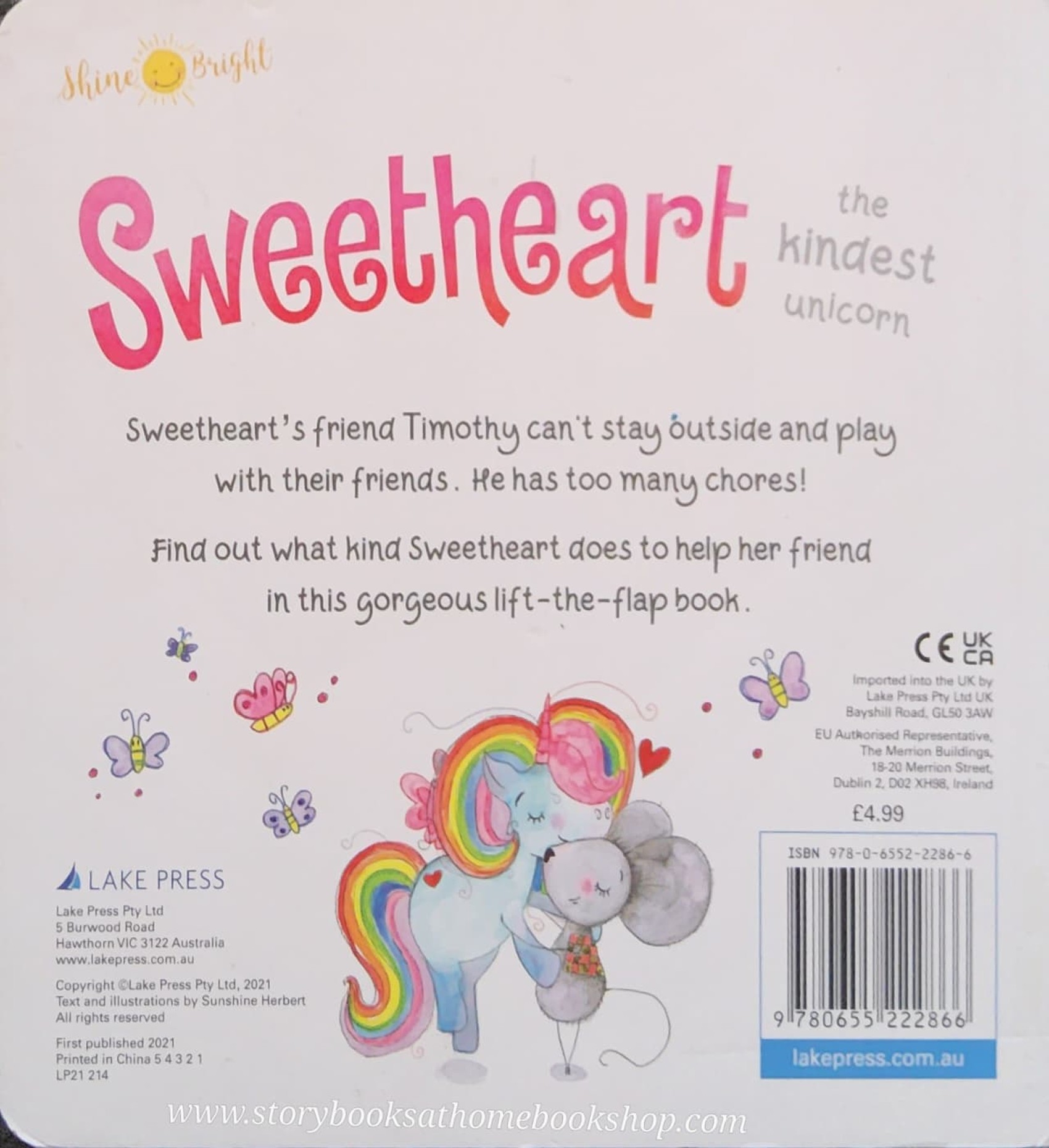 Board Book** ð
ðSWEETHEART THE KINDEST UNICORN