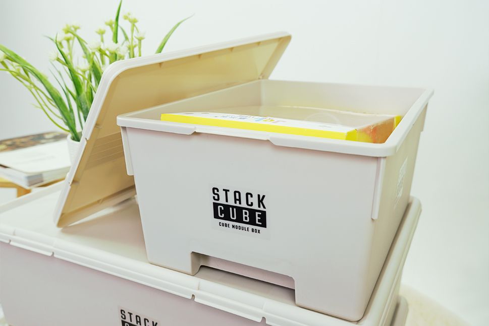 Storage box กล่องเก็บของ มีฝาปิด JP Quality 20x26x13 cm