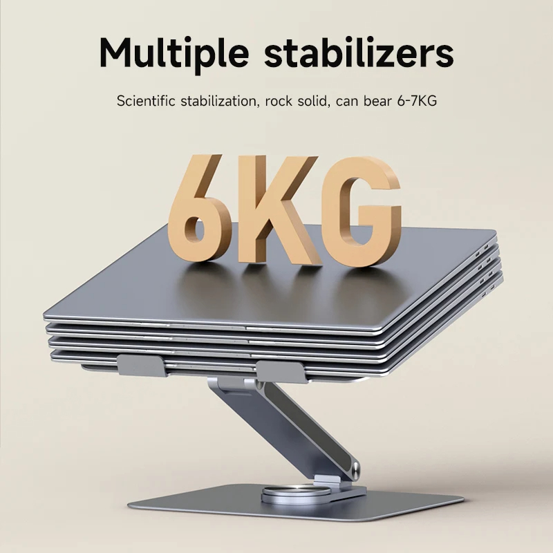 Hagibis LTP01H Laptop Stand with Multifunction adapter HDMI SDcard Aux USB C PD