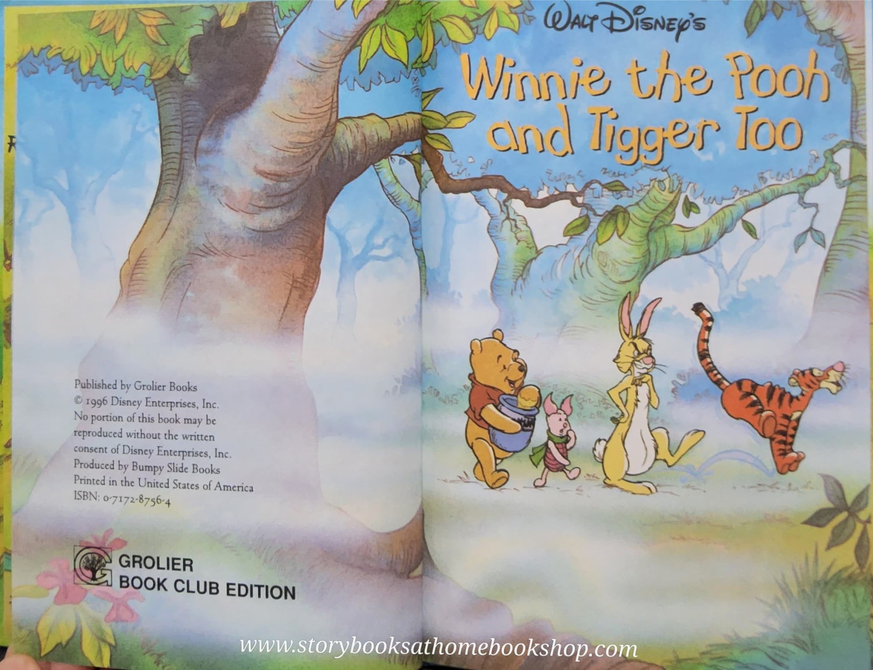 หนังสือนิทานปกแข็ง ** ♥️DISNEY'S WINNIE THE POOH AND TIGGER TOO ♥️