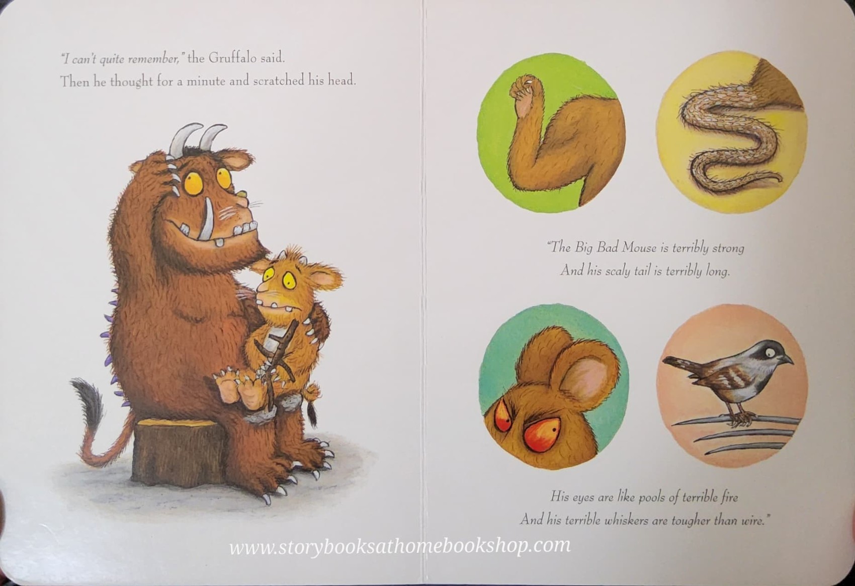 Board Book** 🍅🍓THE GRUFFALO'S CHILD BYJULIA DONALDSON AND AXEL SCHEFFLER
