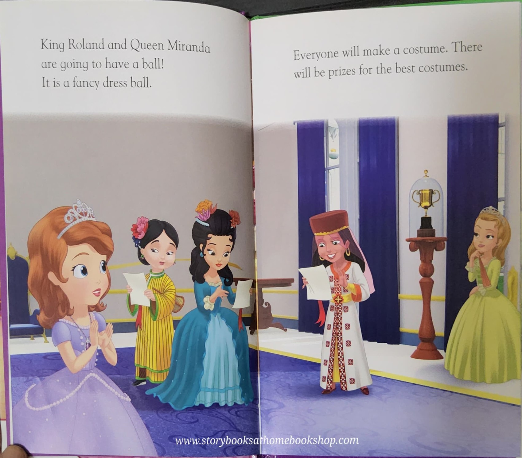 หนังสือนิทานปกแข็ง** 🍅🍅DISNEY JUNIOR SOFIA THE FIRST: THE FANCY DRESS BALL