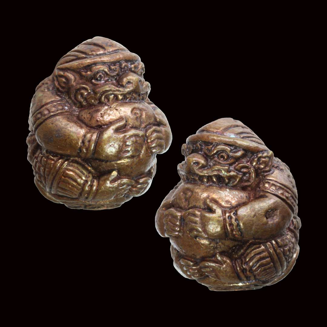 หนุมานครองเมือง รุ่น2 หลวงพ่อพูล วัดไผ่ล้อม รุ่นเจ้าคุณพูล ปี2547 เนื้อสัมฤทธิ์