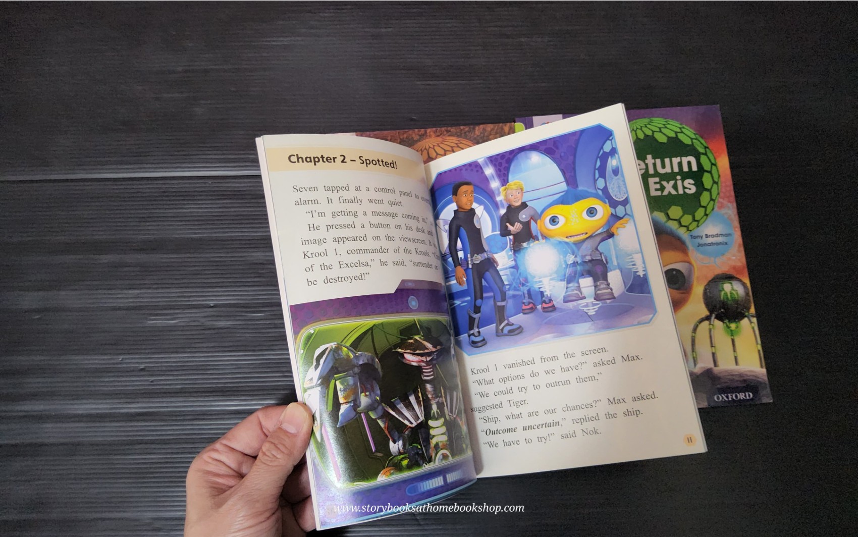 หนังสือนิทานปกอ่อน ** 🍅🍓[SET 3 BOOKS] ALIEN ADVENTURES♥️♥️ -SPACE HUNT -THE DEADLY CAVE -RETURN TO EXIS