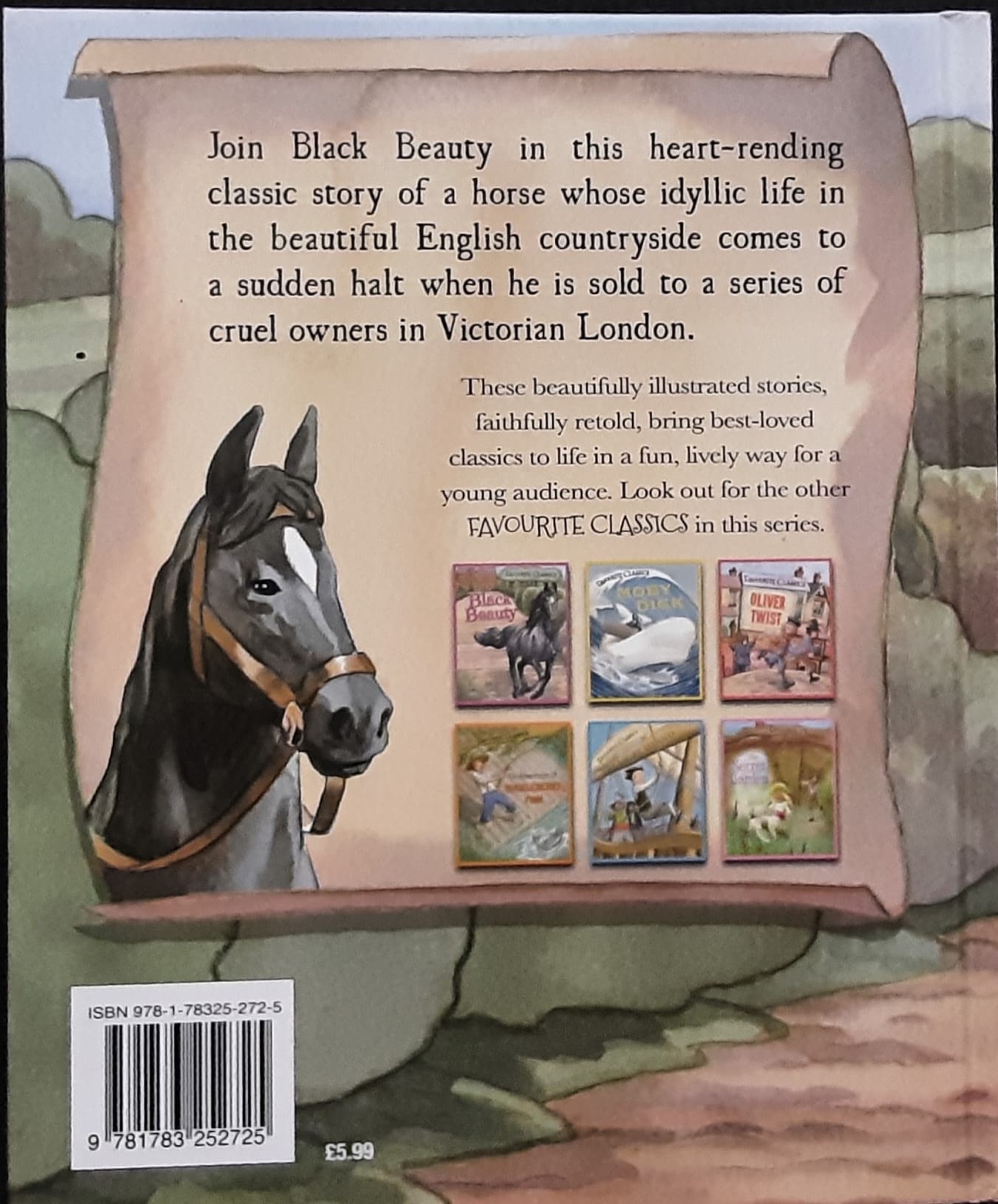 หนังสือนิทานปกแข็ง** 🍅🍓FAVOURITE CLASSICS BLACK BEAUTY